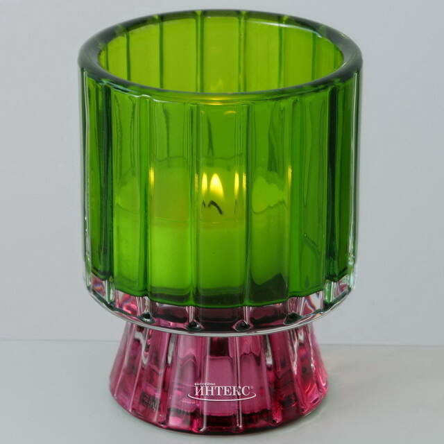 Набор стеклянных подсвечников Summer Glance 8 см, 4 шт Boltze