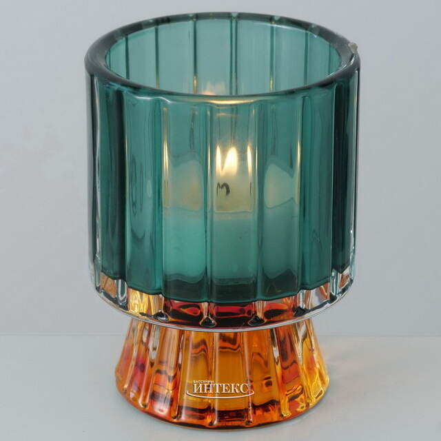 Набор стеклянных подсвечников Summer Glance 8 см, 4 шт Boltze