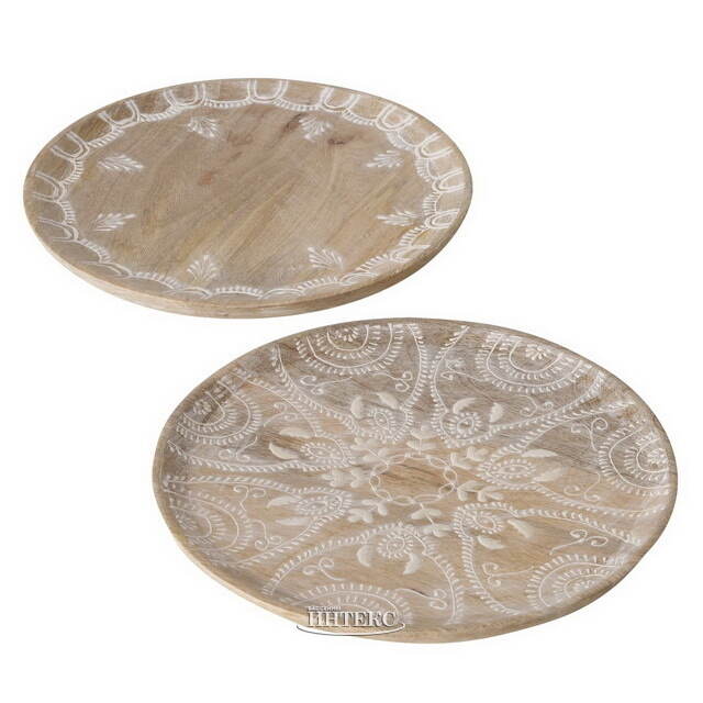 Деревянное блюдо для сервировки Gustave 30 см Boltze