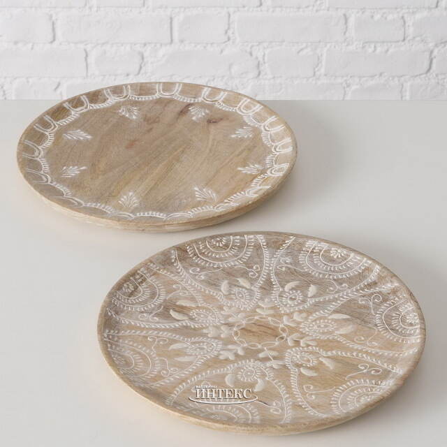 Деревянное блюдо для сервировки Gustave 30 см Boltze