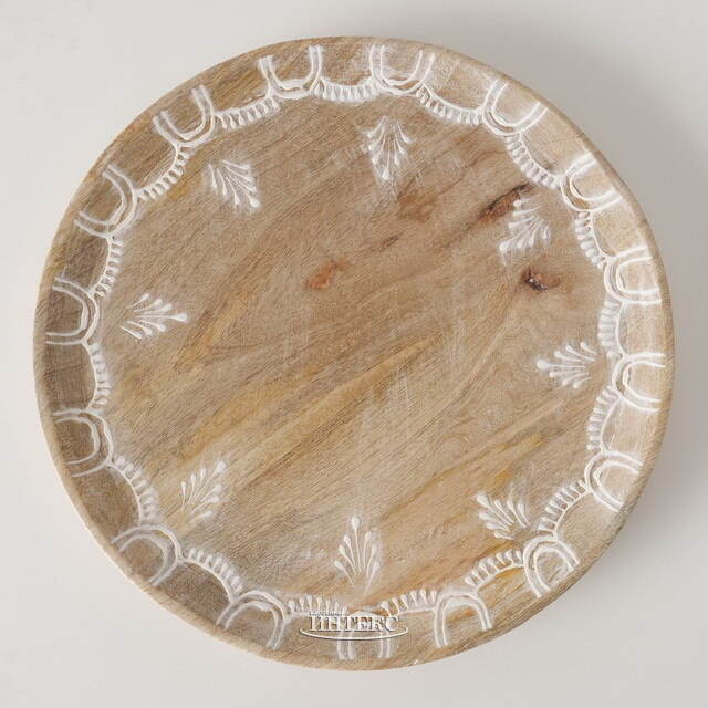 Деревянное блюдо для сервировки Gustave 30 см Boltze