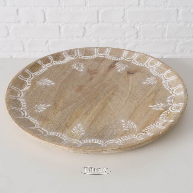 Деревянное блюдо для сервировки Gustave 30 см Boltze