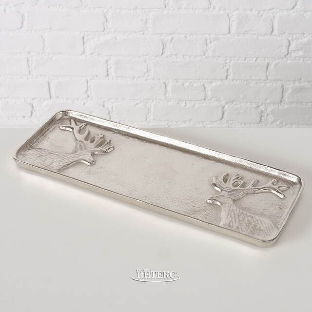 Металлический поднос Deer Majesto 37*13 см Boltze