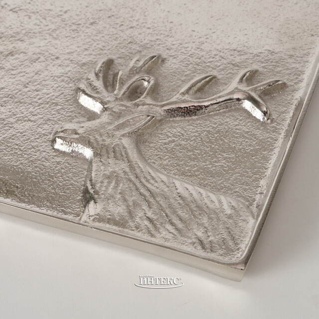 Металлический поднос Deer Majesto 19*19 см Boltze (Больтце)