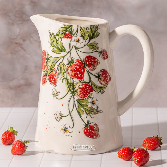 Керамический кувшин Sweet Strawberries 22 см Boltze