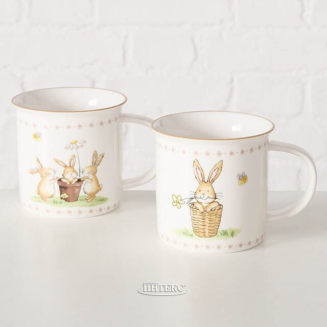 Фарфоровая кружка Happy Bunny Joe 370 мл Boltze