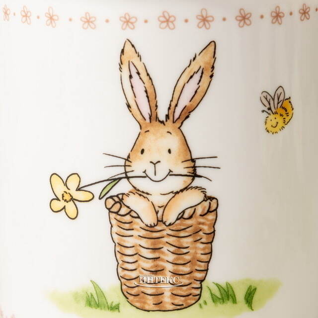 Фарфоровая кружка Зайчонок Джо 370 мл Boltze (Больтце)