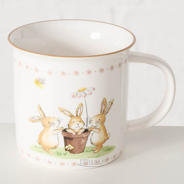 Фарфоровая кружка Joe & Jeremy with Friend 370 мл Boltze