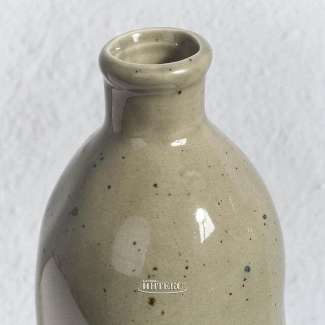 Керамическая ваза для цветов Фуэнте-Аламо 15 см зеленая Boltze (Больтце)