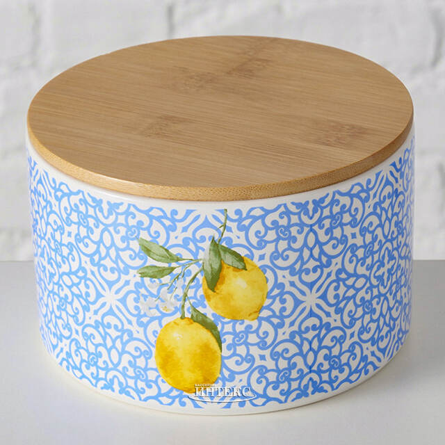 Набор банок для хранения Capri Lemony 13*9 см, 16*10 см, 2 шт Boltze