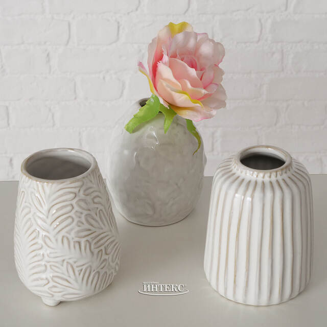 Набор керамических ваз Minas de Riotinto 11 см, 3 шт Boltze