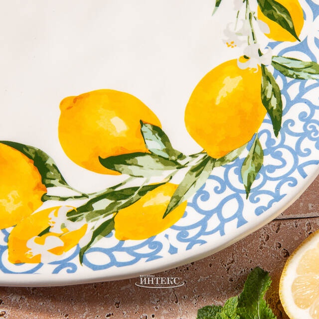 Сервировочное блюдо Capri Lemony 39*31 см Boltze