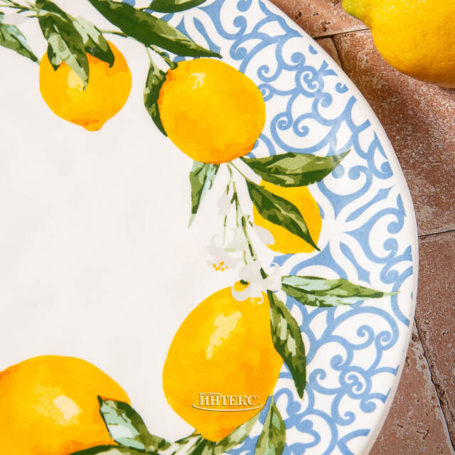 Сервировочное блюдо Capri Lemony 39*31 см Boltze