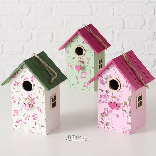 Садовое украшение Скворечник Primula 22 см оливковый Boltze