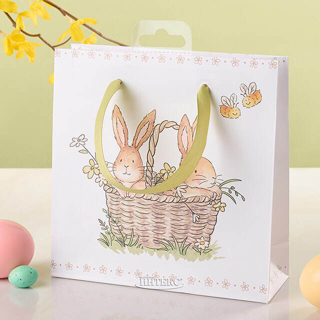 Подарочный пакет Зайчата: Джереми и Джо 17*17 см Boltze (Больтце)