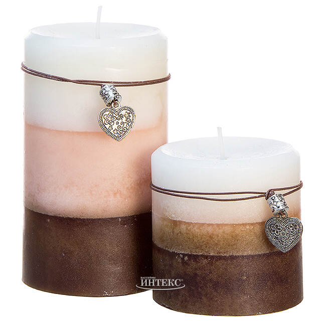 Декоративная свеча Эрика 7*7 см Kaemingk