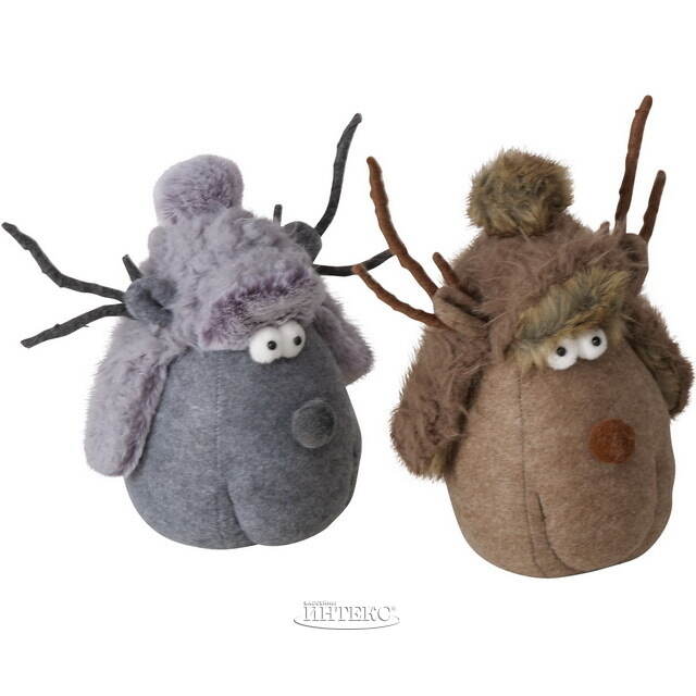 Дверной стоппер Олень Milwaukee 26 см серый Boltze (Больтце)