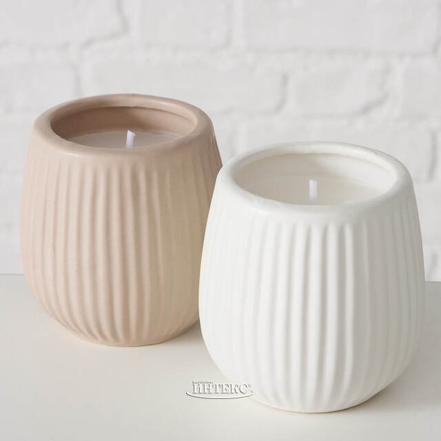 Декоративная свеча Riotuerto 7 см бежевая Boltze