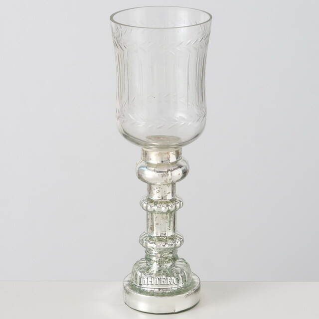 Стеклянный подсвечник-бокал Ирвинг 26 см Boltze (Больтце)