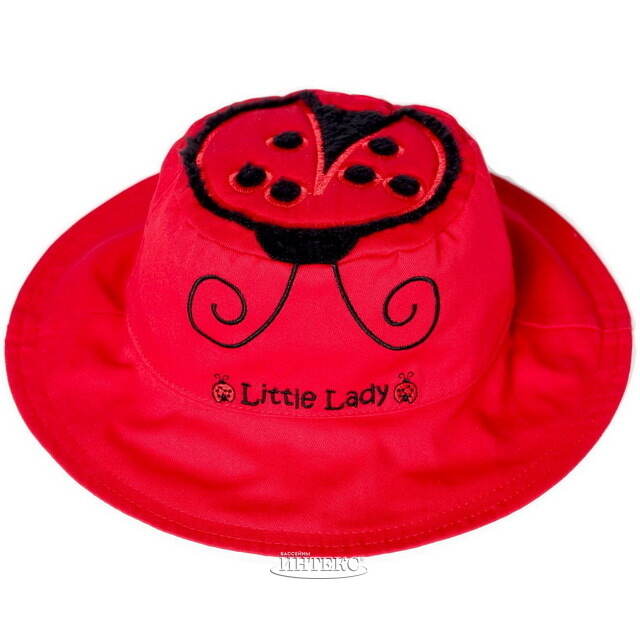 Детская панама Flapjackkids Божья коровка и Бабочка, размер М, от 2 до 4 лет Flapjackkids