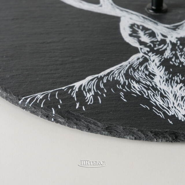 Этажерка двухуровневая для сервировки Moritz 24 см, сланец Boltze