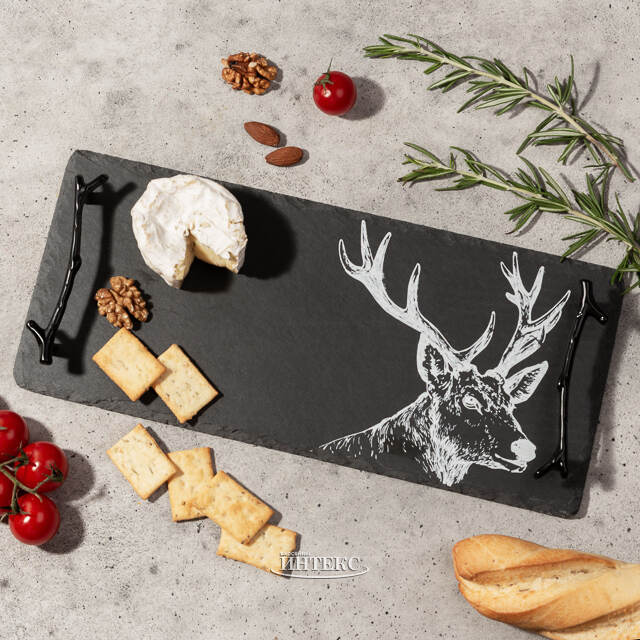 Набор подносов из сланца Moritz 35-40 см, 2 шт Boltze