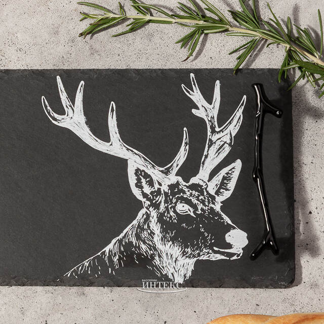 Набор подносов из сланца Moritz 35-40 см, 2 шт Boltze