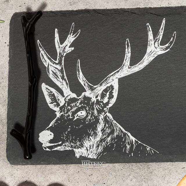 Набор подносов из сланца Moritz 35-40 см, 2 шт Boltze