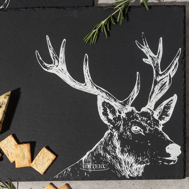 Набор сервировочных досок из сланца Moritz 48*22 см, 2 шт Boltze