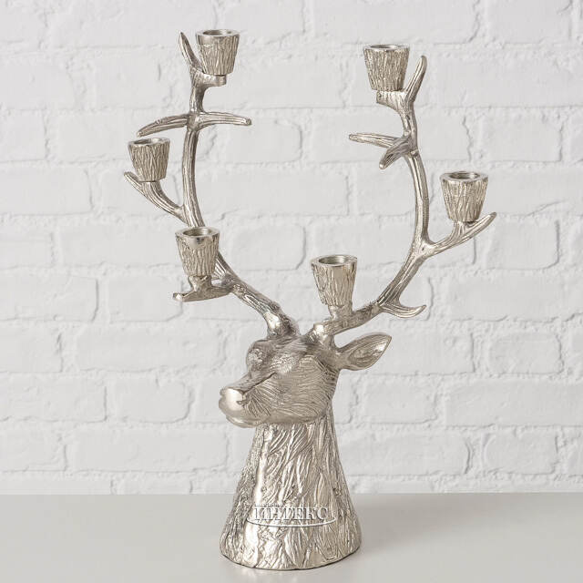Подсвечник-канделябр Олень Уондер 40 см Boltze (Больтце)