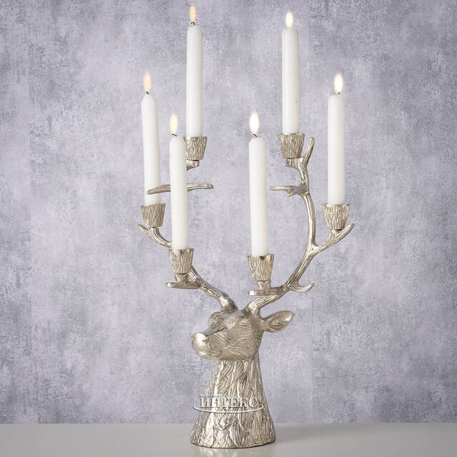 Подсвечник-канделябр Олень Уондер 40 см Boltze (Больтце)