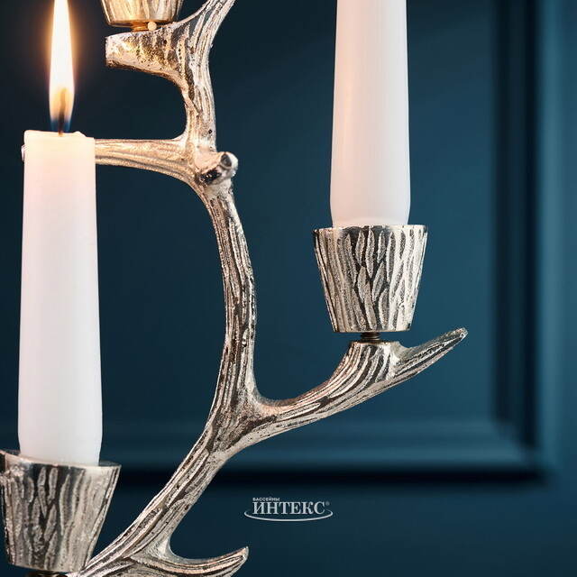 Подсвечник-канделябр Олень Уондер 40 см Boltze (Больтце)