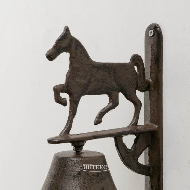 Дверной колокольчик Лошадь 23 см, чугун Boltze (Больтце)