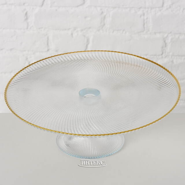 Подставка для торта Mirol 26 см, стекло Boltze