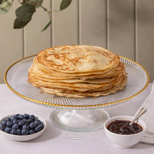 Подставка для торта Mirol 26 см, стекло Boltze