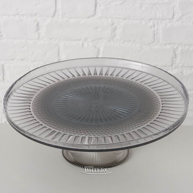 Подставка для торта Hitam 28 см, стекло Boltze