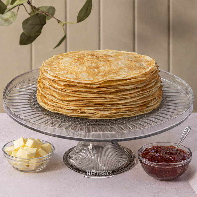 Подставка для торта Hitam 28 см, стекло Boltze