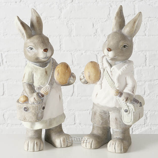 Набор декоративных фигур Мистер и Миссис Макензи 40 см, 2 шт Boltze (Больтце)