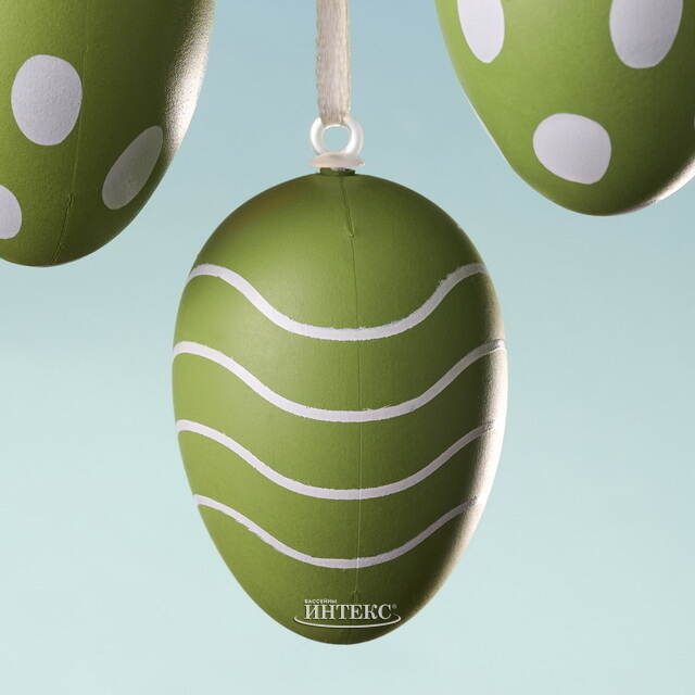 Пасхальные украшения Яйца - Весеннее Настроение 6 см, 6 шт Boltze (Больтце)