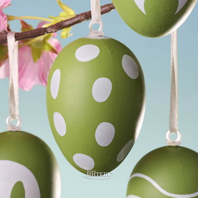 Пасхальные украшения Яйца - Весеннее Настроение 6 см, 6 шт Boltze (Больтце)