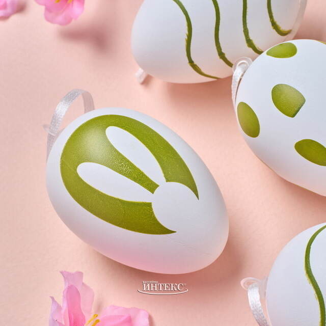 Пасхальные украшения Яйца - Весенняя Радость 6 см, 6 шт Boltze (Больтце)