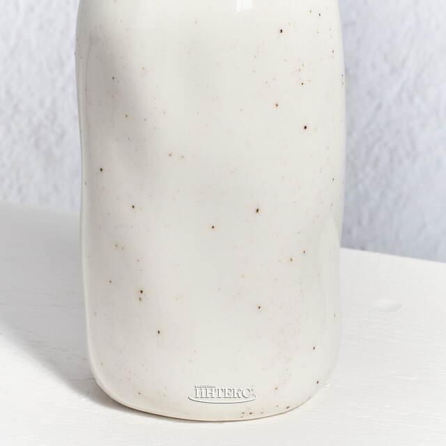 Керамическая ваза-бутылка Фуэнте-Аламо 15 см белая Boltze (Больтце)