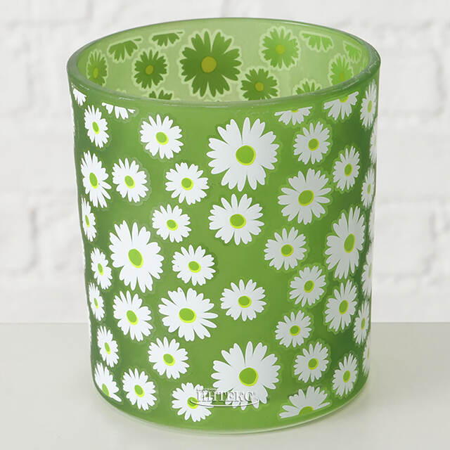 Набор стеклянных подсвечников Field Daisy 9-11 см, 2 шт Boltze