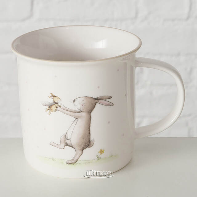 Фарфоровая кружка Кролик Патерсон 370 мл Boltze (Больтце)