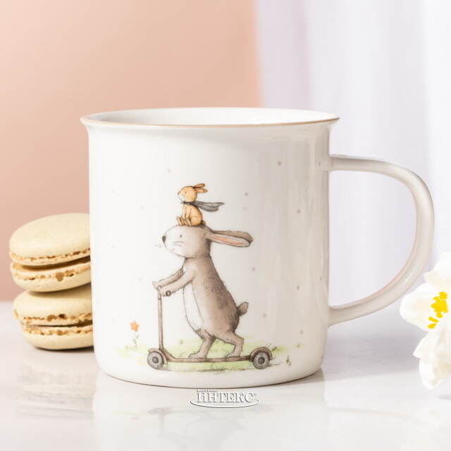 Фарфоровая кружка Кролик Дикинсон 370 мл Boltze (Больтце)