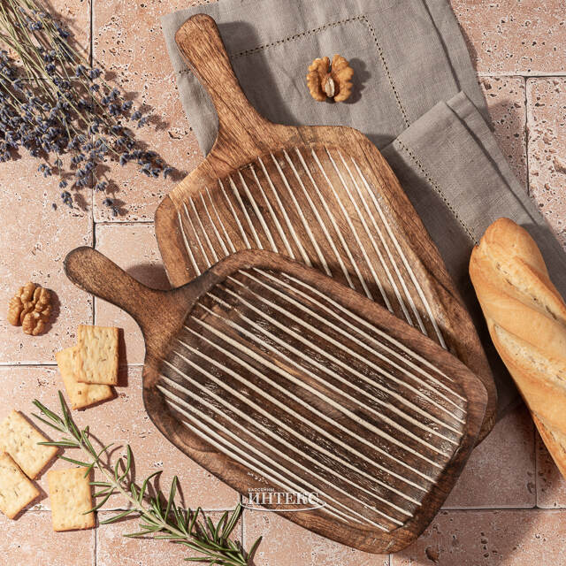 Набор досок для подачи закусок Альгеро 25-30 см, 2 шт Boltze