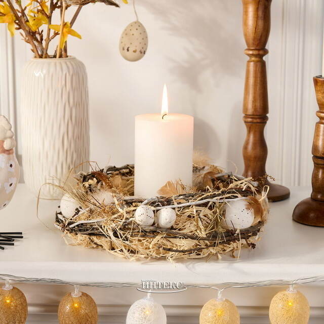 Венок для свечи на Пасху Весеннее утро 25 см Boltze (Больтце)