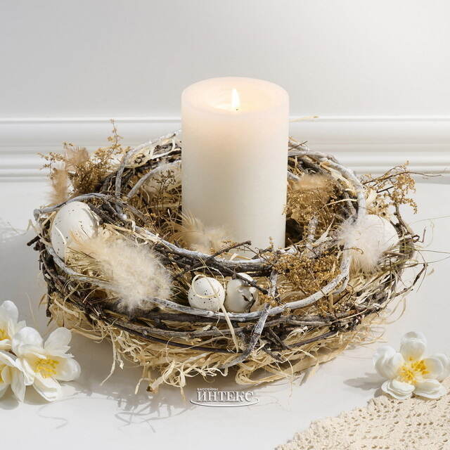 Венок для свечи на пасху Венок Pascua 25 см Boltze