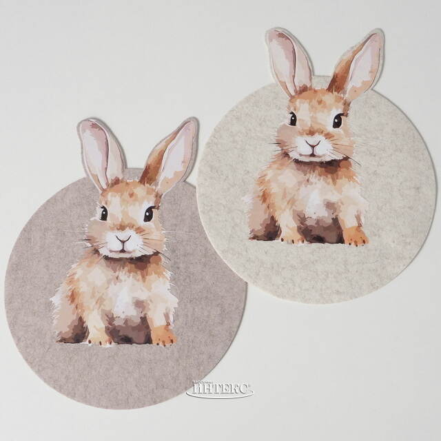 Набор плейсматов Fluffy Rabbits 48*38 см, 4 шт Boltze