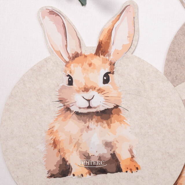 Набор плейсматов Пушистые Кролики 48*38 см, 4 шт Boltze (Больтце)